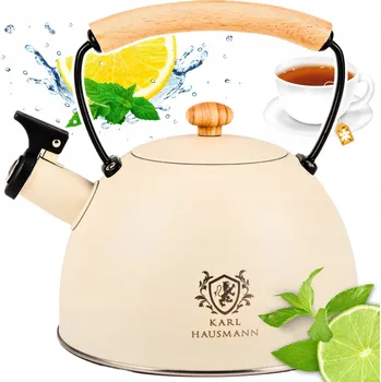Varná konvice Tradiční ocelová Konvice Karl Hausmann 2,5 l béžová