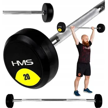 Osa pro činku HMS rovná osa 120 cm / 28 mm, 20 kg