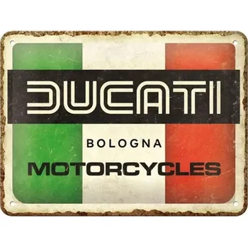 Plechová cedule Plechová cedule Ducati - Italy Giugiaro Logo
