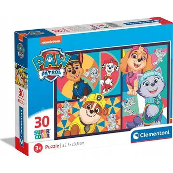 Puzzle Puzzle 30 super barev Tlapková patrola