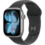 Apple Watch S11 - 42mm Sport Band vesmírně šedé/černé S/M