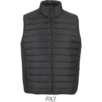 pracovní vesta SOL's Collection Vesta Stream BW Men, lehká, pánská COT25402023803-charcoal gr L Šedá charcoal
