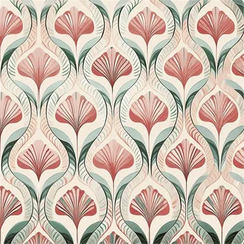 Papírový ubrousek UBROUSKY DAISY POL-MAK 33X33 FLORA CORAL LEAVES VZOR 20 KUSŮ