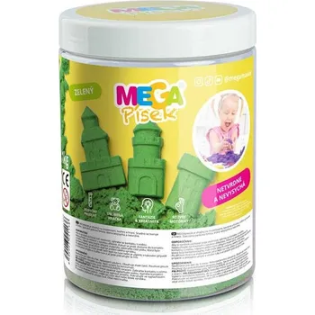 kinetický písek Megapísek - Kinetický písek, Zelený, 1 kg - Novinky