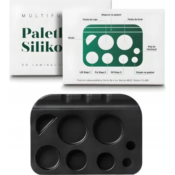 Přípravek na oči PALETA PALETKA SILIKONOWA PRO MÍCHÁNÍ MULTIFUNKČNÍHO LEPIDLA NA OBOČÍ A ŘASY