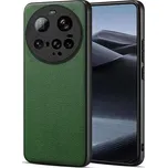 Lenuo TPU leather kryt pro Xiaomi 15 Ultra 5G tmavě zelená BOX