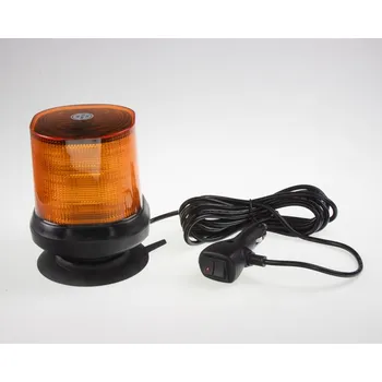 Maják LED maják, 12-24V, 144xLED oranžový, magnet - VZ110