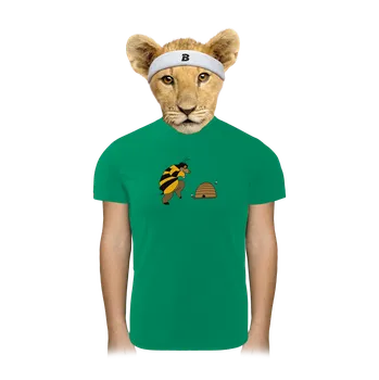 Bastard Pan včelka dětské sportovní tričko Kelly Green Mal