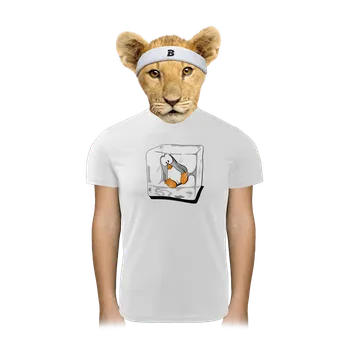 Chlapecké tričko Bastard Tučňák dětské sportovní tričko White