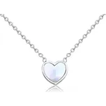 Meucci Nastavitelný náhrdelník PERLEŤOVÉ SRDCE II