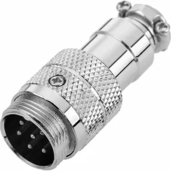 Vývojová deska Konektor 16 mm GX16 - 7 pinů - Samec