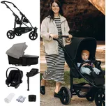 TFK Set Mono 3 Air Chamber Wheel Kompletní kočárek + Autosedačka + Příslušenství Sand