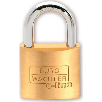 Visací zámek Cylindrický visací zámek C-Line 222 30, z masivní mosazi