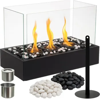 Stojací lampa Kaminer Biokrb 45 x 29 x 20,5 cm, černá