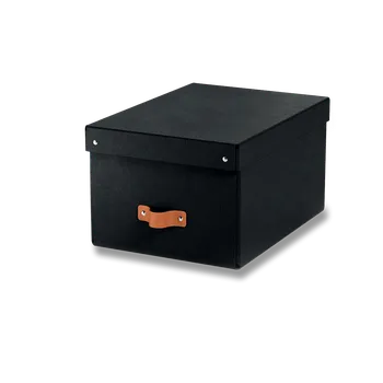 Úložný box Leitz Puro - úložný box - A4, 260 x 200 x 350 mm, černý, 2 ks