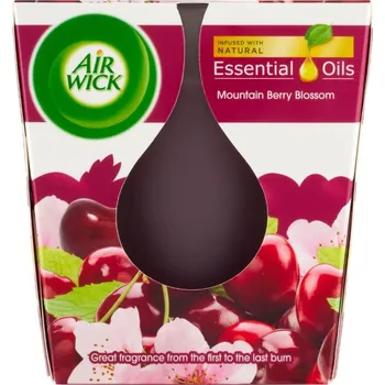 Svíčka Air Wick Essential Oils Svíčka višňový čaj 105g