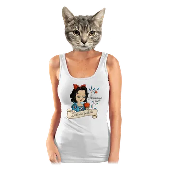 Bastard Neotravuj mě! – Život není pohádka dámské tílko klasické White