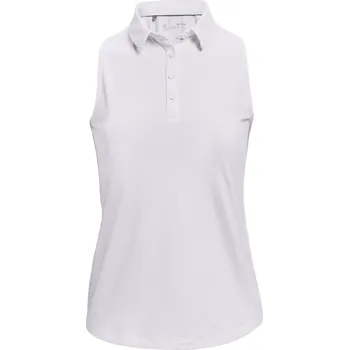 Dámské funkční tílko Under Armour Under Armour ZINGER SLEEVELESS POLO W bílé 1363950-101 - M | UK 7 | US 9,5