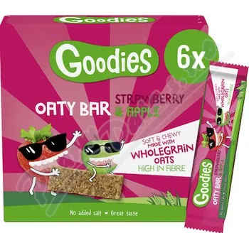 Goodies ovesné tyčinky jahody a jablko 6x23g 138g