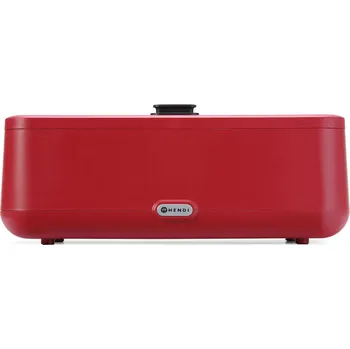 Chafing dish UNIQ, HENDI, designed by Robert Bronwasser, Červená, 220-240V/700W, 607x402x(H)245mm