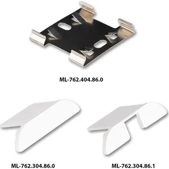 McLED ML-761.304.86.2 Přisazený hliníkový profil PX1 40x9mm včetně mléčného difuzoru 2m