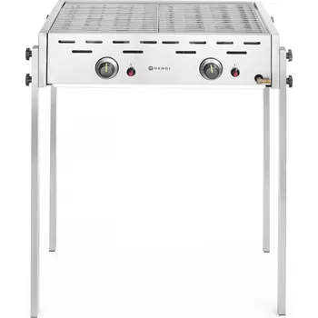 Zahradní gril Plynový gril Roast-Master Pro, HENDI, 11,6kW, 790x560x(H)900mm