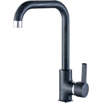 Vodovodní baterie Laveo Dřezová baterie Lena s otočným raménkem - BKU_765D, černý granit