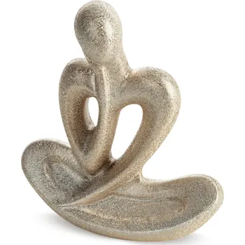 Váza DEKORAČNÍ SOŠKA LADY 20X7X22 CM ŠAMPAŇSKÁ