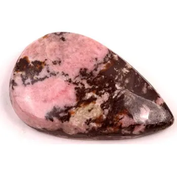 Přírodní kámen Kabošon Černý Rhodonit č.6505 (31x20x7mm)