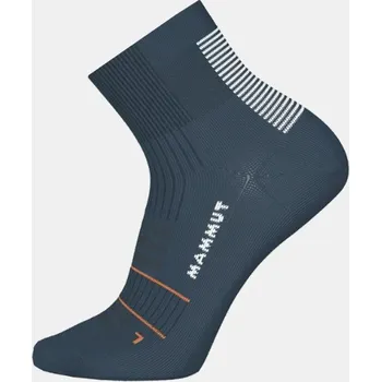 Pánské ponožky Mammut Mammut Trail Running Targeted Cushion Quarter Socks Barva - Velikost: Modrá - 39-41
