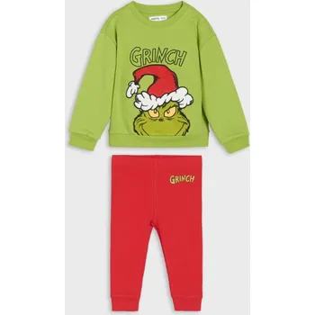 Chlapecké oblečení Sinsay - Souprava mikiny a legín Grinch - zelená - 925FW-76X - 925FW-76X-86