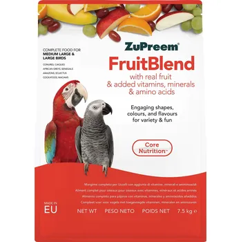 Pro ptáka ZuPreem FruitBlend M/L 7,5 kg