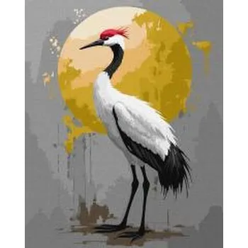 Set školních potřeb Malowanie po numerach - Złota egzotyka 40x50cm