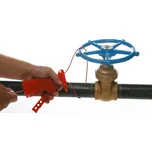 Nastavitelný kabelový uzávěr, s vinylovým ocelovým kabelem, délka kabelu 2,44 m