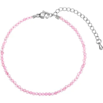 Náramek Náramek s pravými růžovými opály 43055.3 ocel