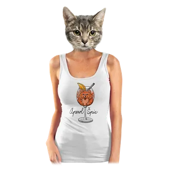 Bastard Aperol Špic dámské tílko klasické White