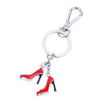 Troika klíčenka - lodičky (kovová, s karabinkou, mix barev)