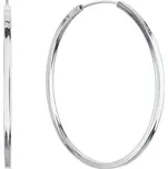Stříbrné náušnice velké kruhy 61009