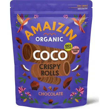 Amaizin Trubičky kokosové s čokoládou Bio 140 g