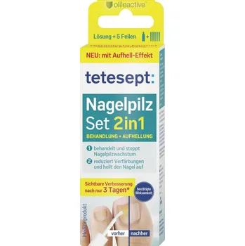 Kosmetická sada Tetesept Sada na plíseň nehtů 2v1 Olej s řasami 4ml Německo