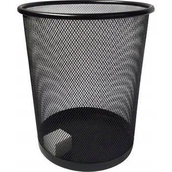 Odpadkový koš Net kovový Odpadkový koš 10 l černý