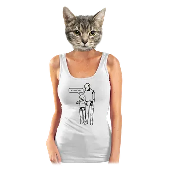 Bastard Sirotek dámské tílko klasické White