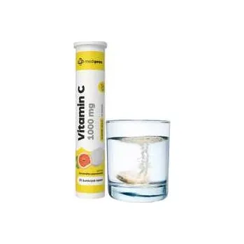 medipron Vitamin C 1000 mg červený pomeranč 20 šumivých tablet