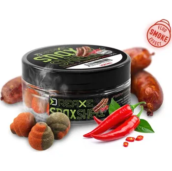Boilies Nástraha D SNAX SHELL 14mm/30g - Frankfurtská klobása-Chilli /wafters/rozpustné