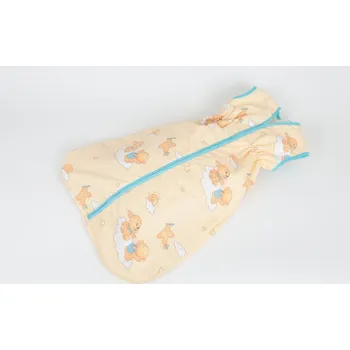 Spacák JAN peří Pytlík na spaní pro děti - letní 80 - 150 cm - zvířátka a letadla žlutá - Pytlík na spaní pro děti - letní - 80 cm - zvířátka a letadla žlutá