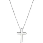 Stříbrný náhrdelník s přívěskem křížek 62005