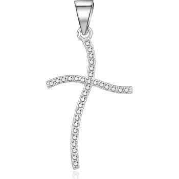 Přívěsek MOISS stříbrný přívěsek KŘÍŽ P0000743