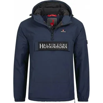 Pánská zimní bunda HOHENHORN ALLESSO L Tmavě modrá, Černá, Bílá