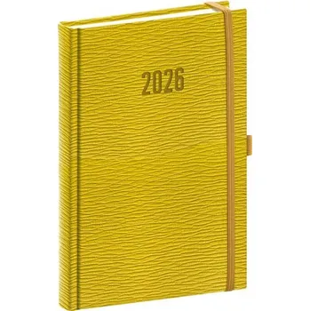 Diář Denní diář Rivoli 2026, žlutozelený