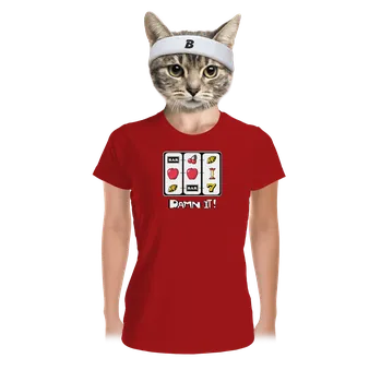 Dámské tričko Bastard Automat dámské sportovní tričko Red Mal